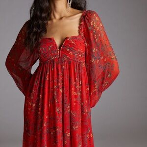 Anthropologie Let Me Be Mini Dress